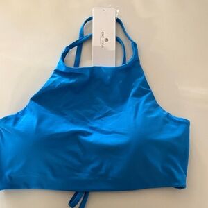 CRZ YOGA Vibrant Blue Bikini Top